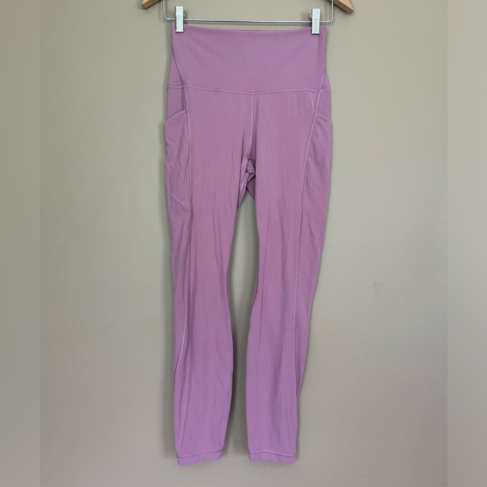 {Lululemon} Align High-Rise Pant with Pockets 25" in Velvet Dust - Womens 6